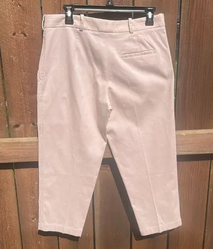 Miu Miu Honeycomb Knit High Waist Capri Pale Pink Pants Sz 42