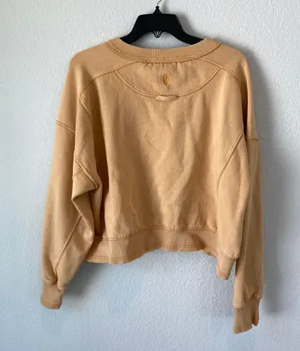 Free People Movement Cotton Blend Intercept Pullover Size L