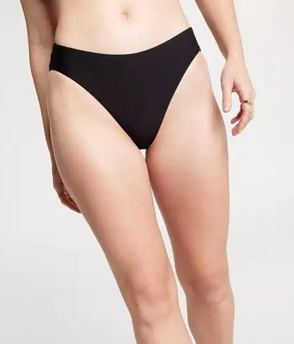 CALIA Women's Mid Rise High Leg Cheeky Swim Bottoms M Black Size M