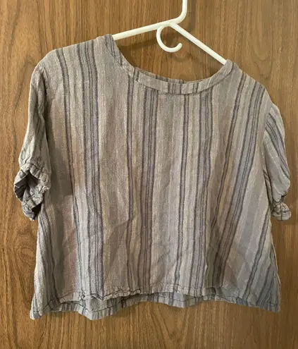 Vanilla Star Jeans Striped Top