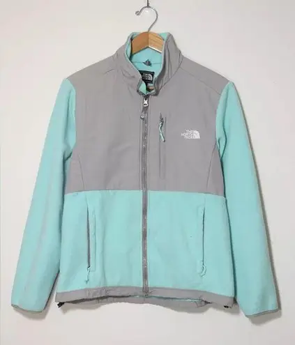 The North Face  Vintage Polar Fleece Sherpa Jacket Blue Green Small Medium