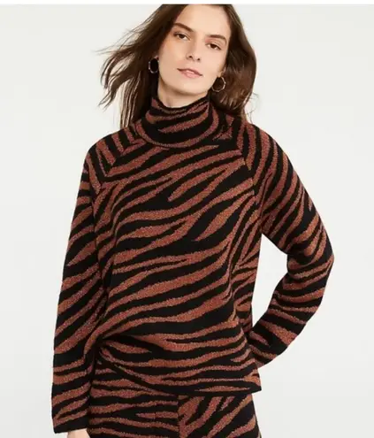 Ann Taylor NWT  tiger print sweater. Size M - Image 1