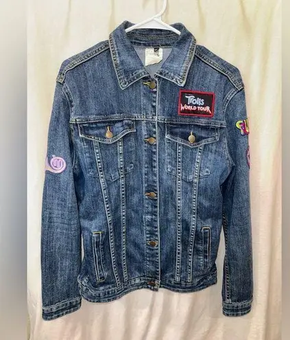 Trolls World Tour Jean Jacket Movie Promo HTF US Denim Patches