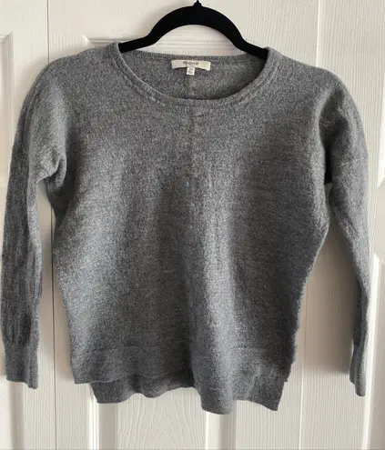 Madewell  Women's XS Gray Merino Wool Knit Sweater Preppy Capsule Fall - Image 1
