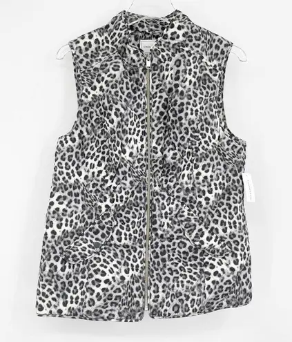 Charter Club Leopard Quilted Vest