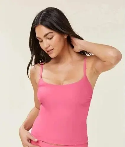 ANDIE Swim The Longline Tank Top Rogue Pink Eco Nylon S NWT
