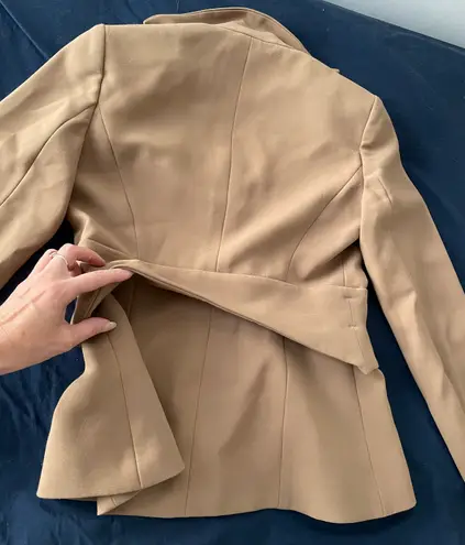 Emporio Armani Vintage Y2K 2 Pieces Tan Blazer Pants Suit, size XS