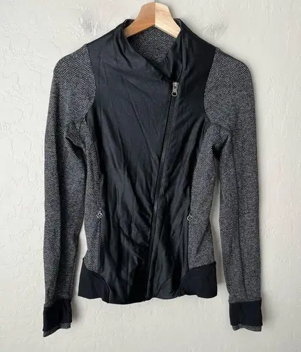 Lululemon  Emerge Renewed Herringbone Zip Up Jacket