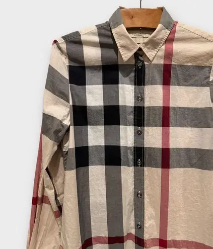 Burberry  Brit Check Woven Shirt Size Small