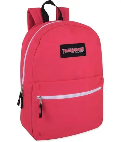 Trailmaker Classic Backpack Neon Pink School Bag Lightweight Travel Unisex NWT
