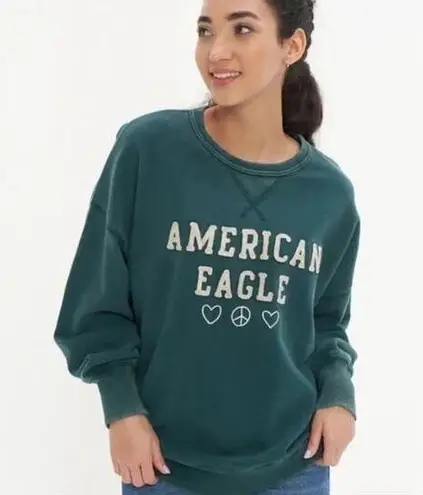 American Eagle  AE Oversized Fleece Crew Neck Sweatshirt