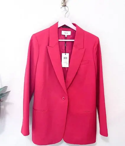Reiss NWT Beatrix Textured Jacket Blazer Red Size US 10