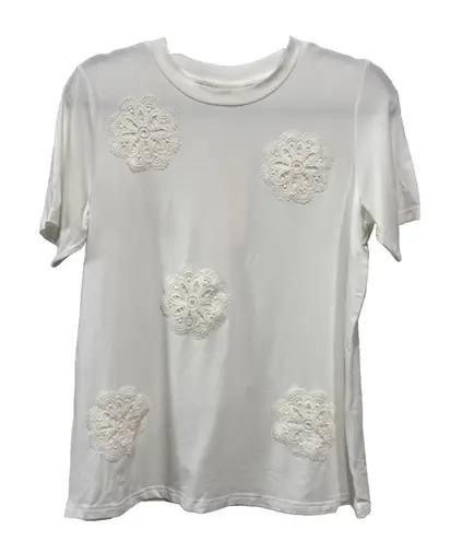 Laurie Felt Flowers Applique T