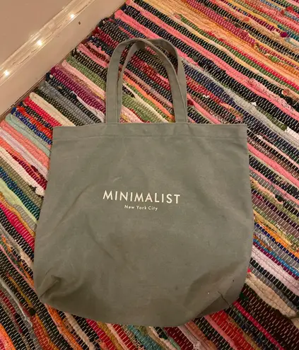 Cotton On Minimalist Tote Bag Green 16 From Allie