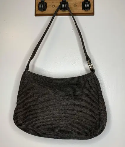 Talbots Black Woven Hobo Shoulder Bag