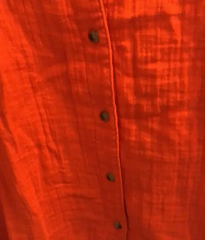 Old Navy Orange Button