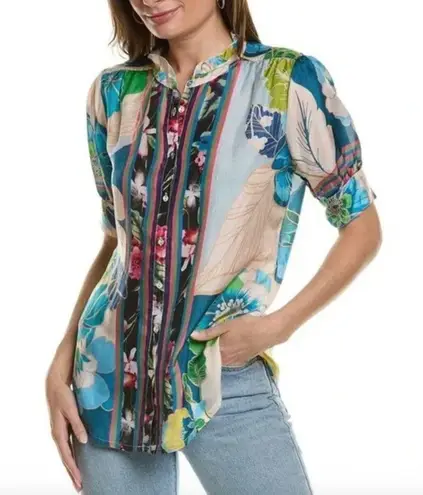 Johnny Was Jenn Jolene Silk Blouse