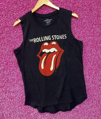 The Rolling Stones Classic Hot Lips Rock Tank Top L