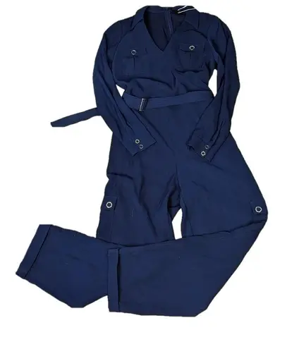TED Baker london navy pocket detail jumpsuit size 3 (8