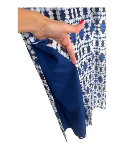 J.Crew Factory maxi halter/racerback dress side slit navy blue size 6 preloved White