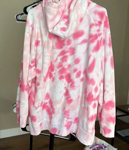 Victoria secret pink tie dye hoodie Size L