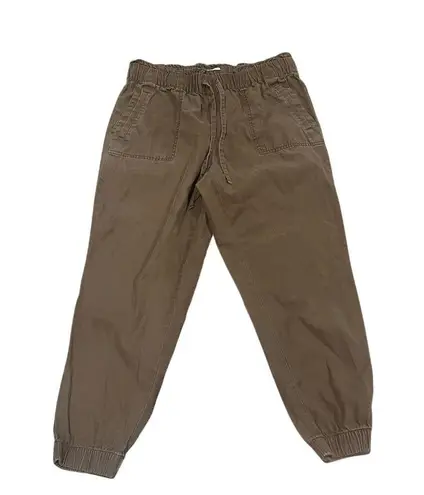Loft Outlet Women's Brown Jogger Pants Size M Elastic Waist Casual Size M