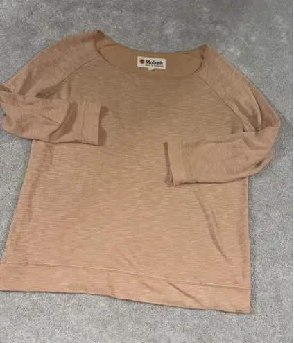 Mollusk California Sweatshirt S Orange Surf Shop Boat Neck Thin USA