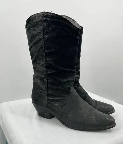 Dingo Vintage Black Womens Boots 6 Western Rodeo Boho Festival