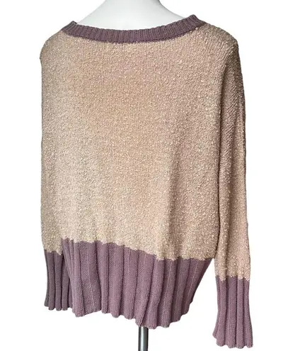 Umgee  Oversized Drop Sleeve Textured Knit Sweater