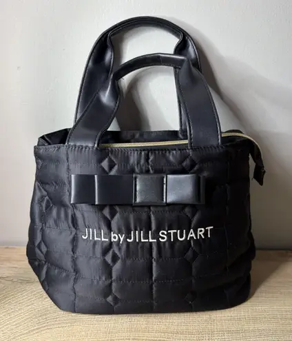 Jill Stuart JILL by Quilted Puffy Bow Mini Tote Bag Handbag Coquette Neutral