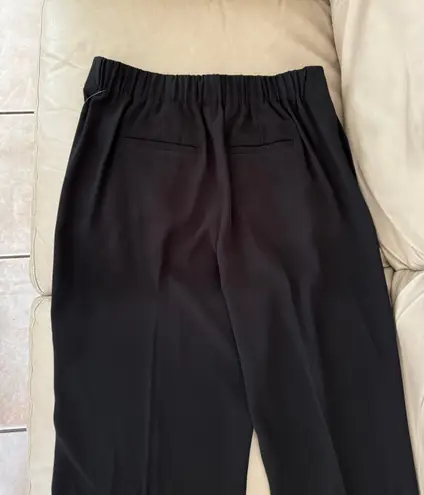 Elie Tahari Elite Tahari PLEATED BLACK STRAIGHT LEG PULL ON PANT