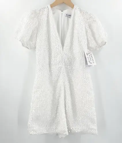 WATTERS Fizz Romper Size 8 Sequin Bridal Wedding Bride V
