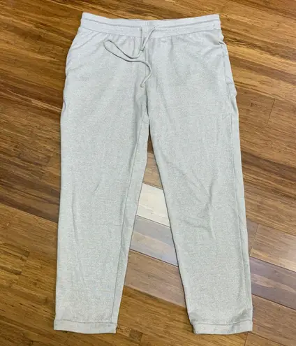 Weekends by Chico's Tan Lounge Pants Womens Knit Drawstring Casual Comfy Size 12