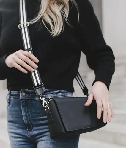 Tote Savvy Change Kit + Mini Crossbody in Black NEW