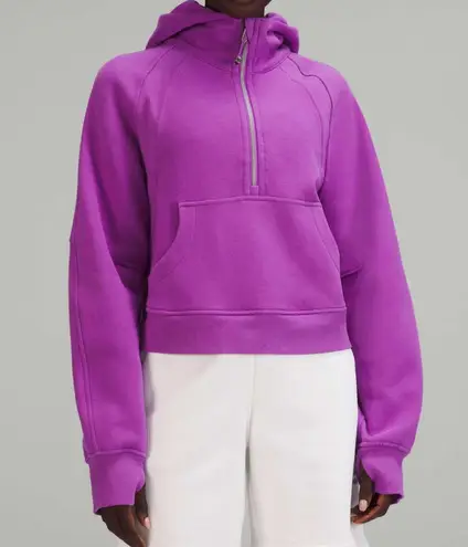 Lululemon Scuba Oversized Half-Zip Hoodie Moonlit Magenta M/L