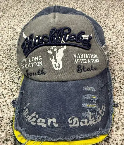 Black Rebel Indian Dakota Distressed Dad Hat Adjustable Cap Unisex