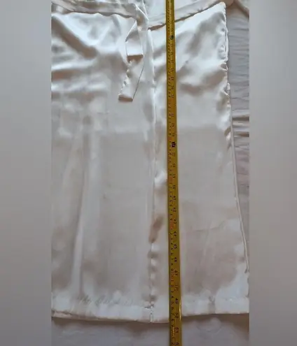 Maidenform Vintage Lingerie Nightgown Robe ONLY Long Lace White Size Medium