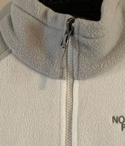 The North Face Khumbu Fleece Jacket Women’s Size XS White And Gray