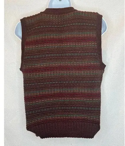 Tricots St. Raphael Vintage Wool Knit Sweater Vest Dark Academia Grandma SIZE M