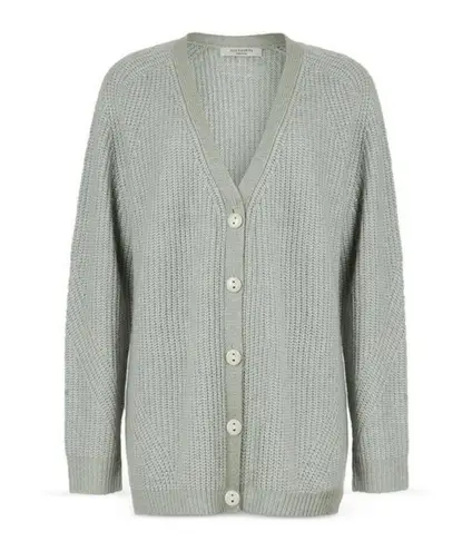 ALLSAINTS ππ Leanne Wool & Alpaca Blend Cardigan ~ Green Bay Sage Green XS NWT