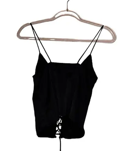 ZARA NWOT  BLACK BLOGGERS FAV CORSET TOP XS