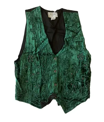 Speed Limit Holiday Vest Green Size M