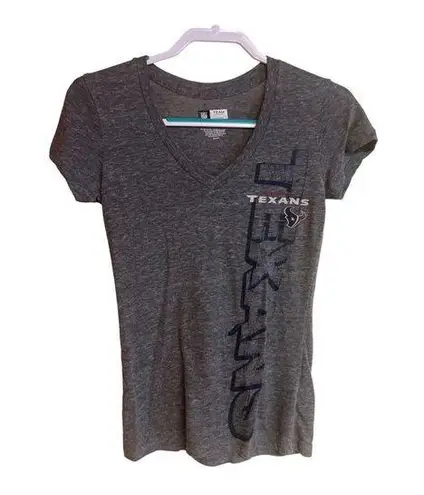 NFL Team Apparel S Woman's Gray Texans T Shirt