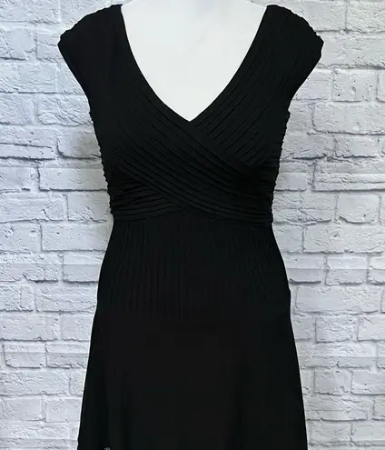 Tadashi Shoji Nordstrom black art deco cocktail Dress M Nordstrom