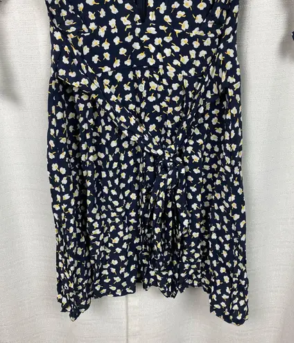 Faithfull the Brand Blue Vintage Bloom Birgit Mini Dress Sz.US6 NWT