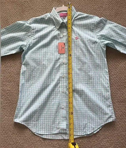 Castaway Nantucket Island Clothing Long Sleeve Button Down Shirt Size S NWT Blue