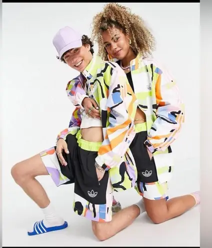 Adidas PRIDE COLLECTION Love Unites Woven Shorts Unisex Size 2XS Black