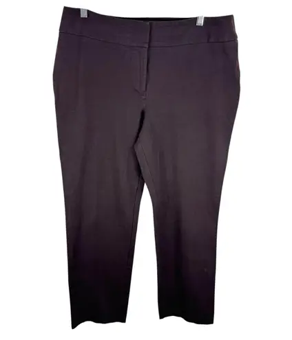 Chico's Brown Cotton Stretch Chino Pants 12