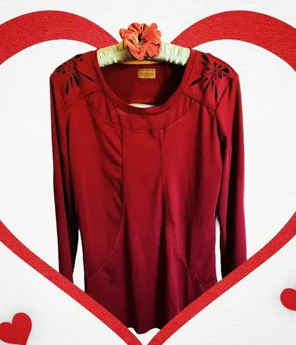 Catherine Malandrino Cranberry Training Pullover Outerwear Top Small