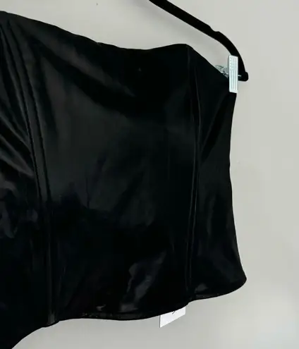 We Wore What Fitted Corset Black NWT